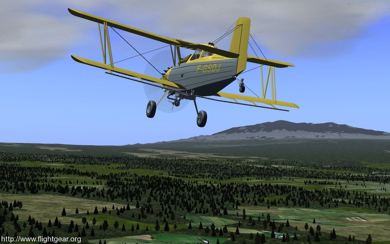 flightgear scenery database
